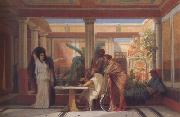 Alma-Tadema, Sir Lawrence, Gustave Boulanger,The Rehearsal in the House of the Tragic Poet (mk23)